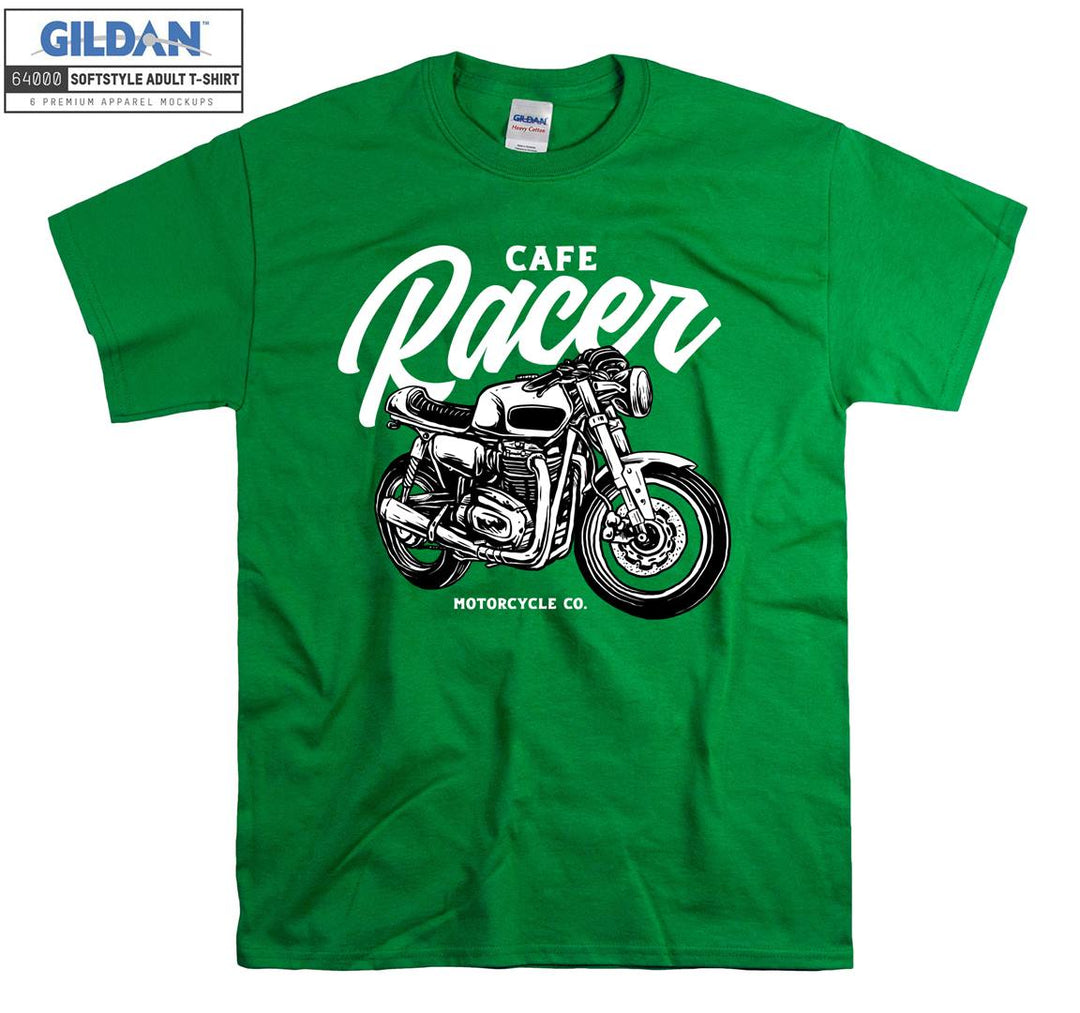 Cafe racer motorcycle co. Logo T-shirt