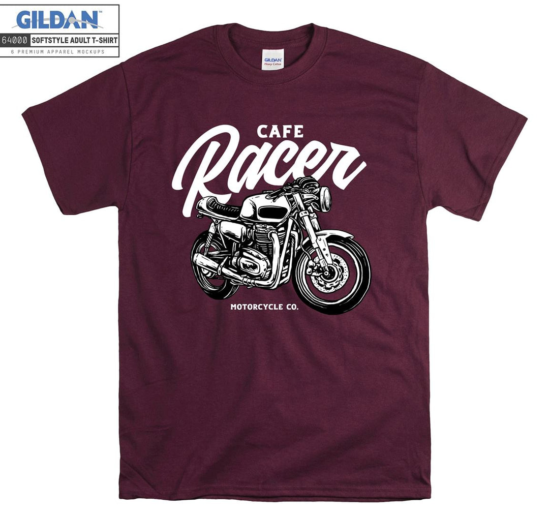 Cafe racer motorcycle co. Logo T-shirt