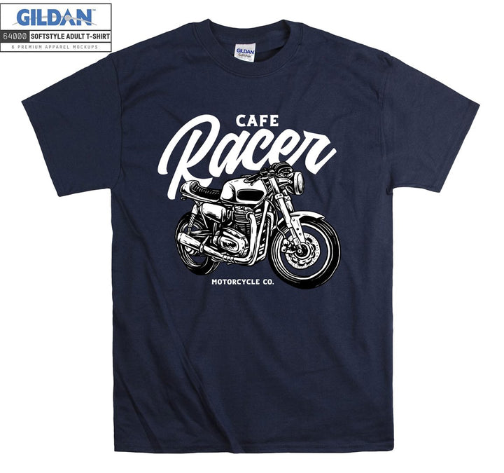 Cafe racer motorcycle co. Logo T-shirt