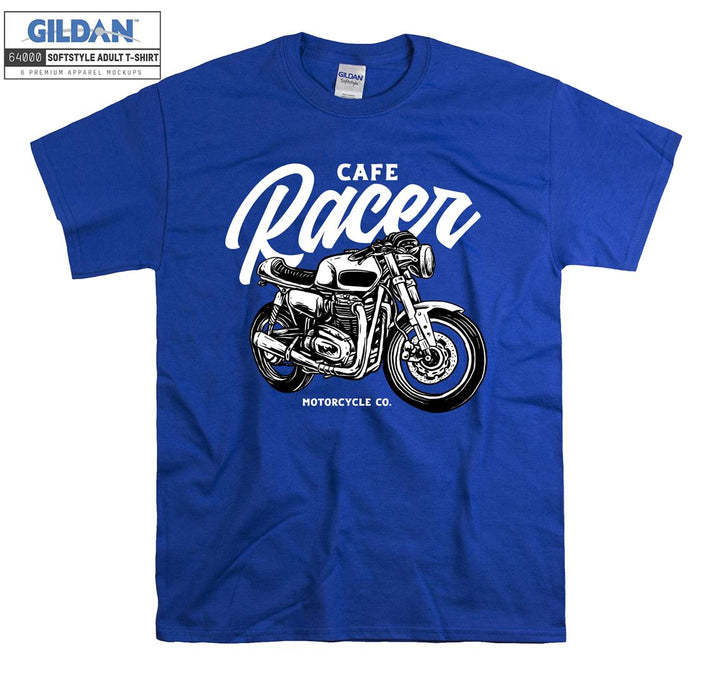 Cafe racer motorcycle co. Logo T-shirt