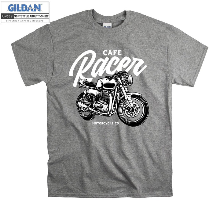 Cafe racer motorcycle co. Logo T-shirt