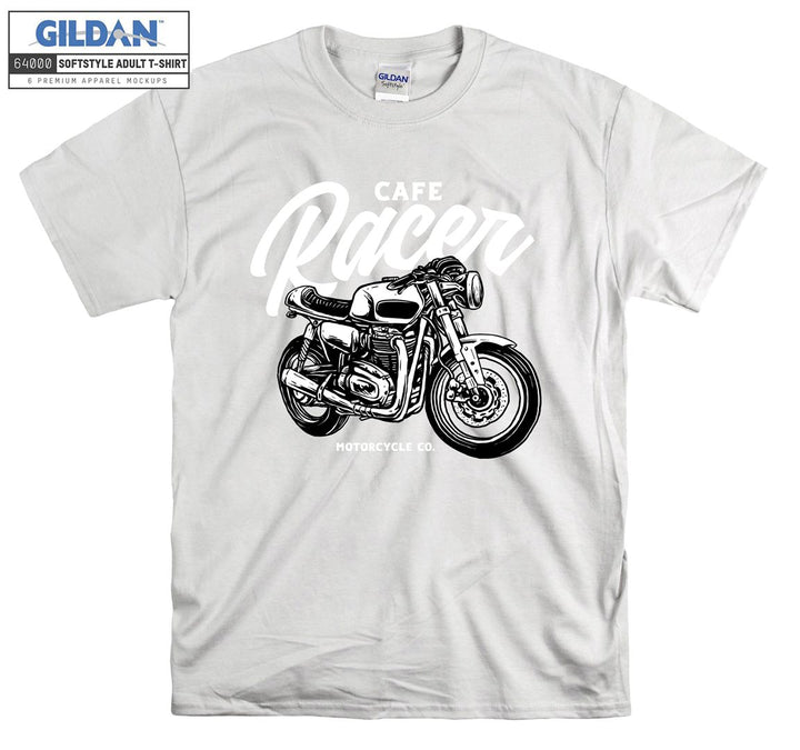 Cafe racer motorcycle co. Logo T-shirt