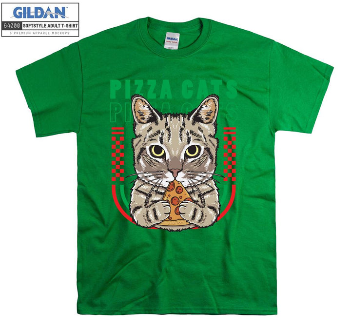 Funny Pizza Cats Figure T-shirt