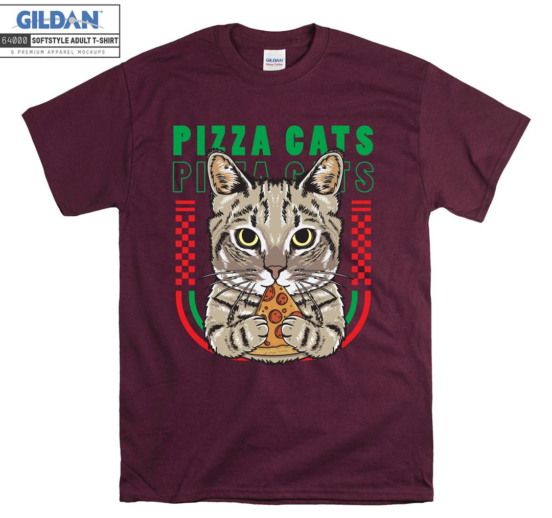 Funny Pizza Cats Figure T-shirt