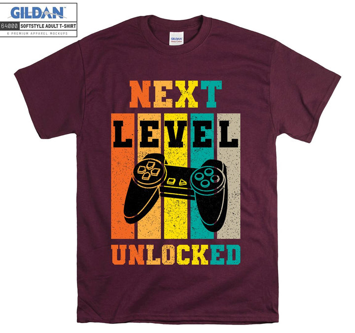 Next level unlocked game figure T-shirt