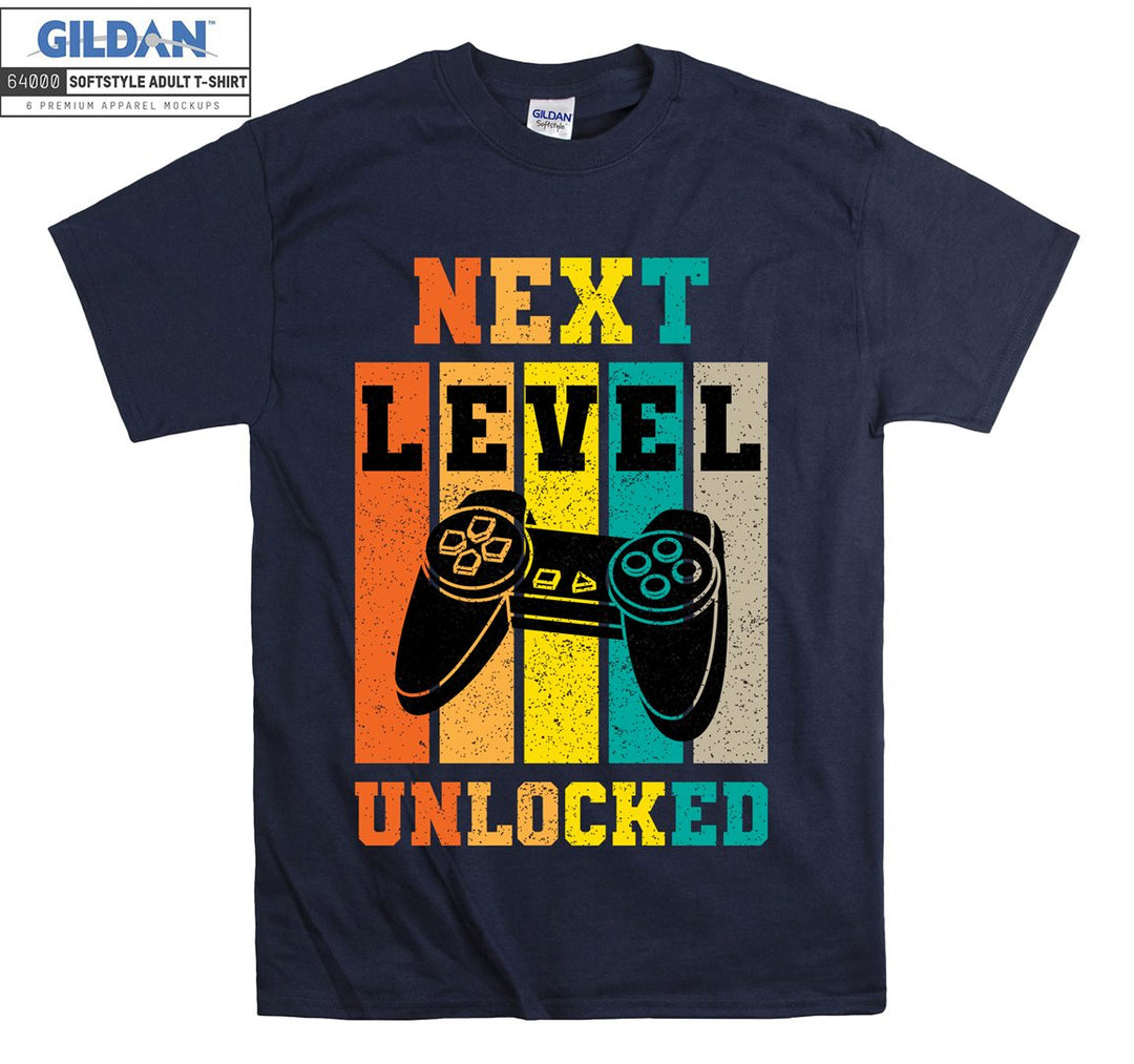 Next level unlocked game figure T-shirt