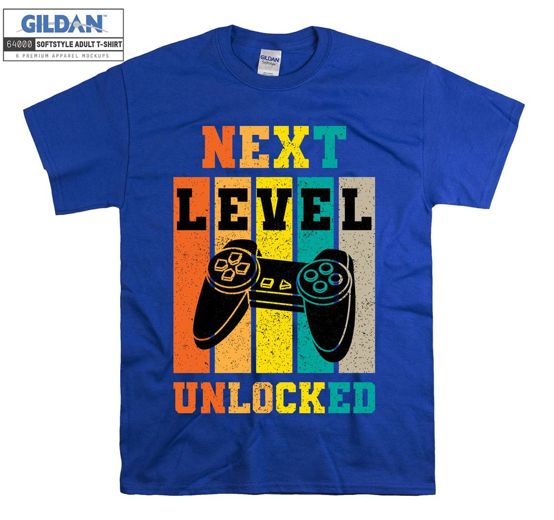 Next level unlocked game figure T-shirt