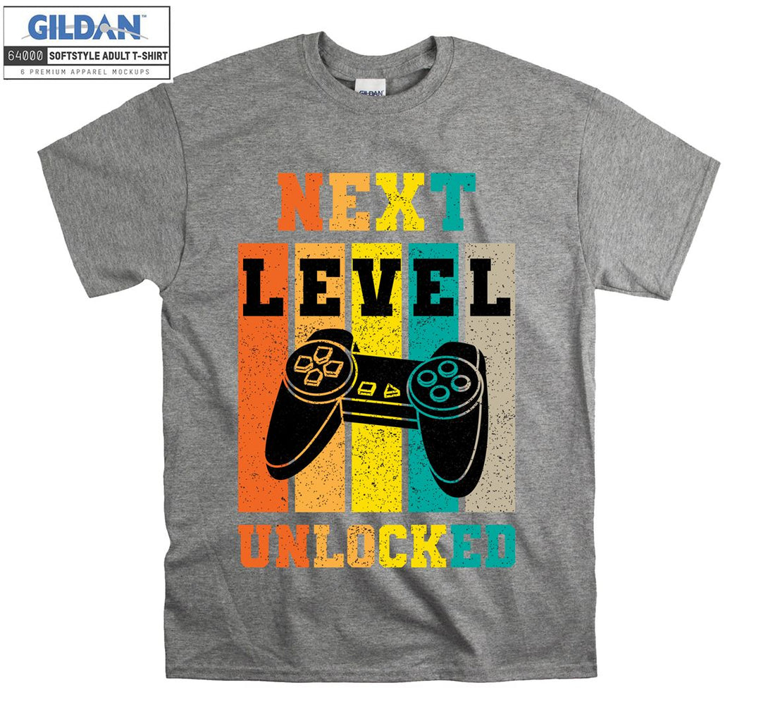 Next level unlocked game figure T-shirt