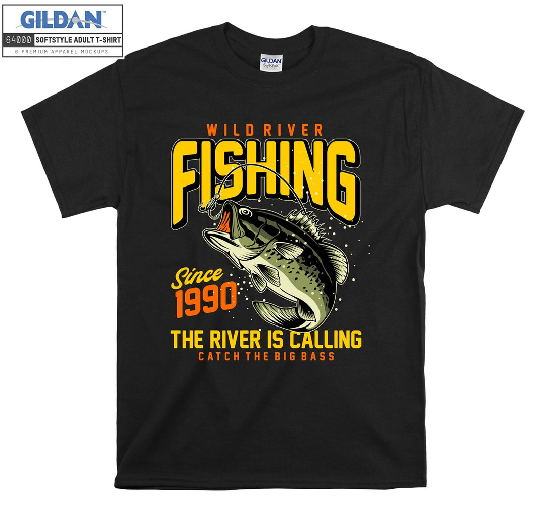 Wild River Fishing The River Is Calling T-shirt