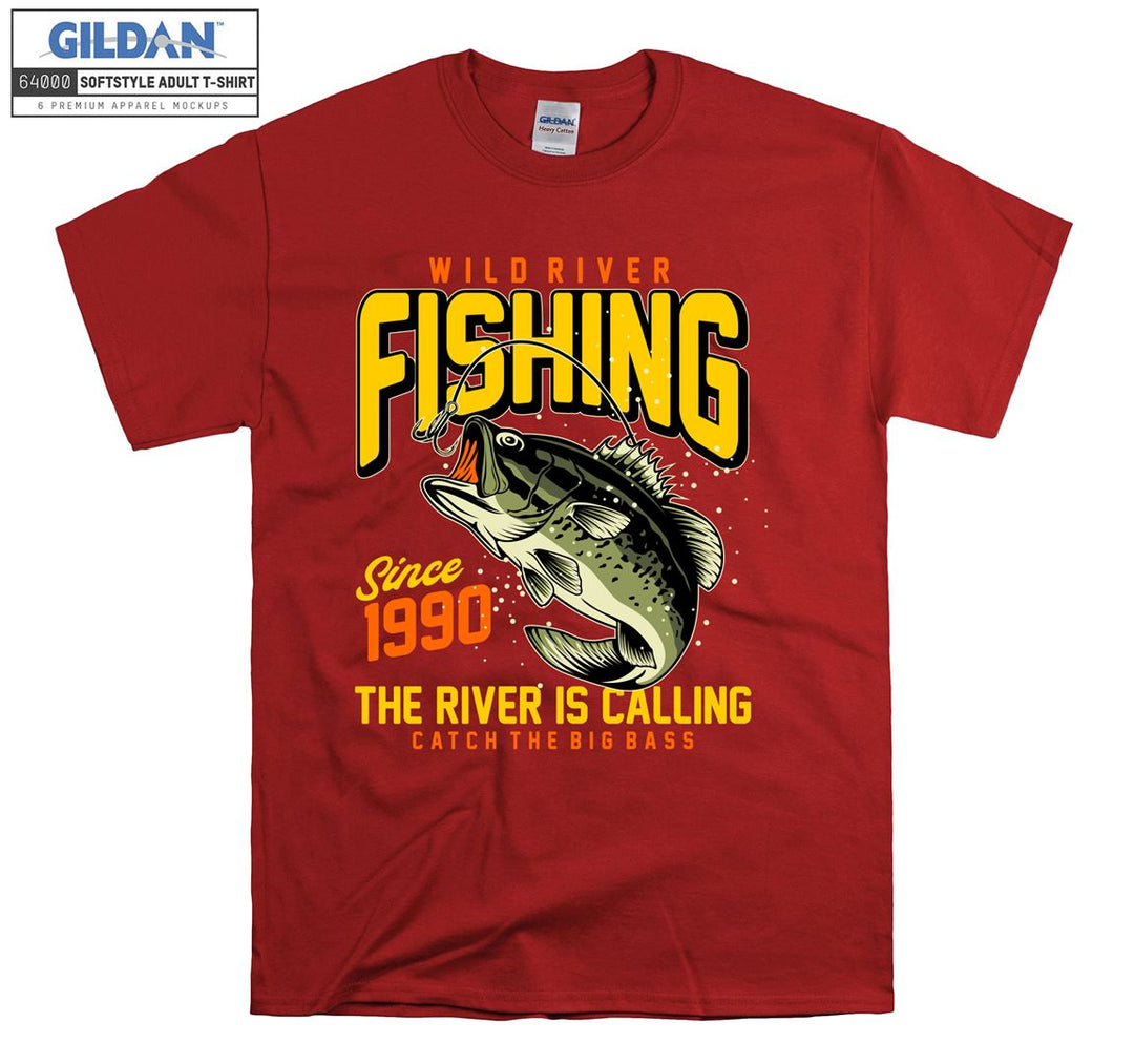 Wild River Fishing The River Is Calling T-shirt