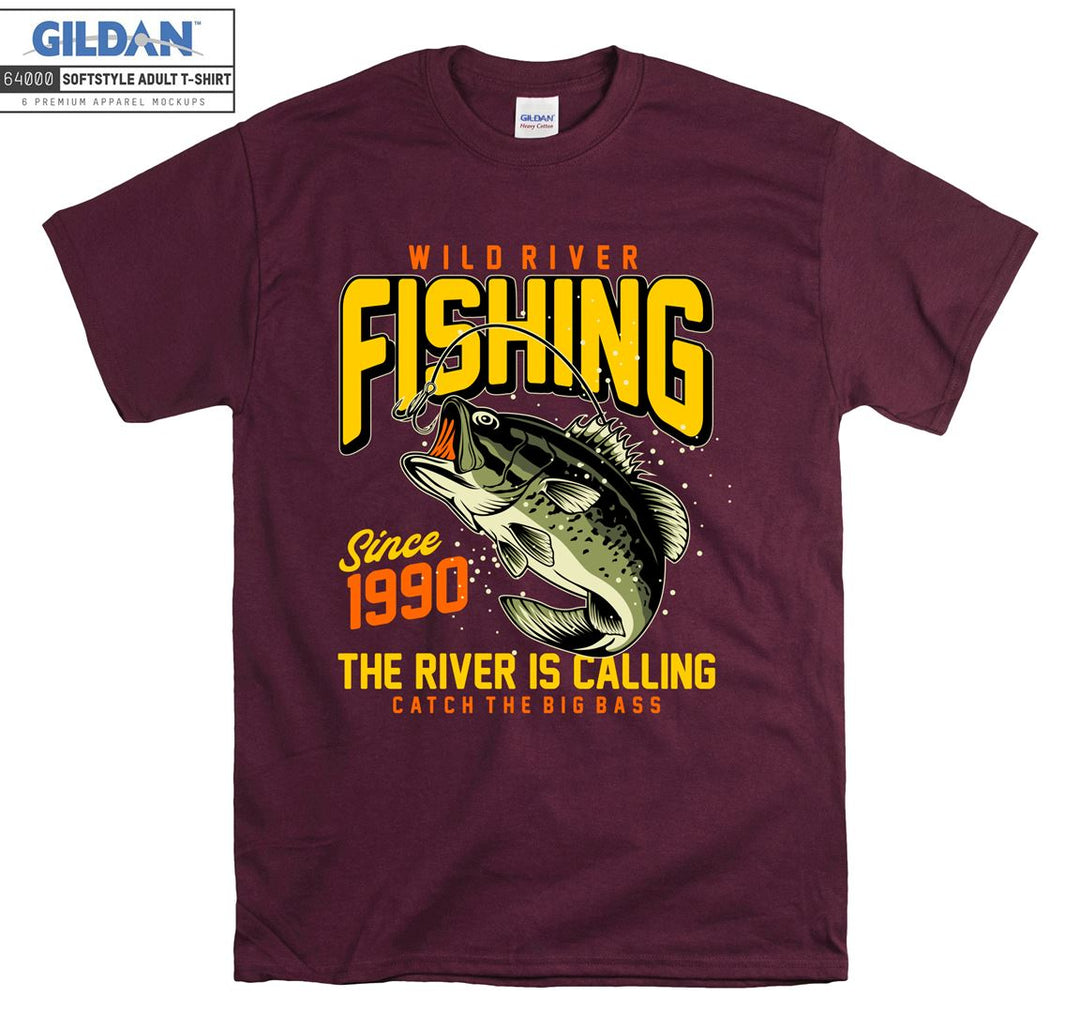 Wild River Fishing The River Is Calling T-shirt