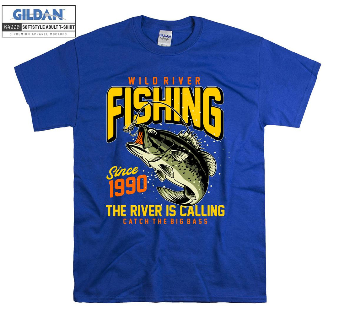 Wild River Fishing The River Is Calling T-shirt