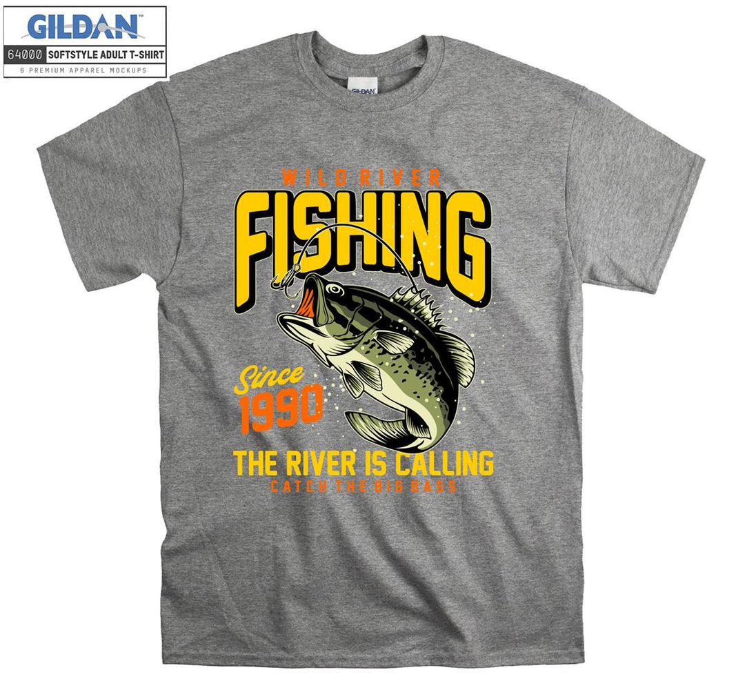 Wild River Fishing The River Is Calling T-shirt