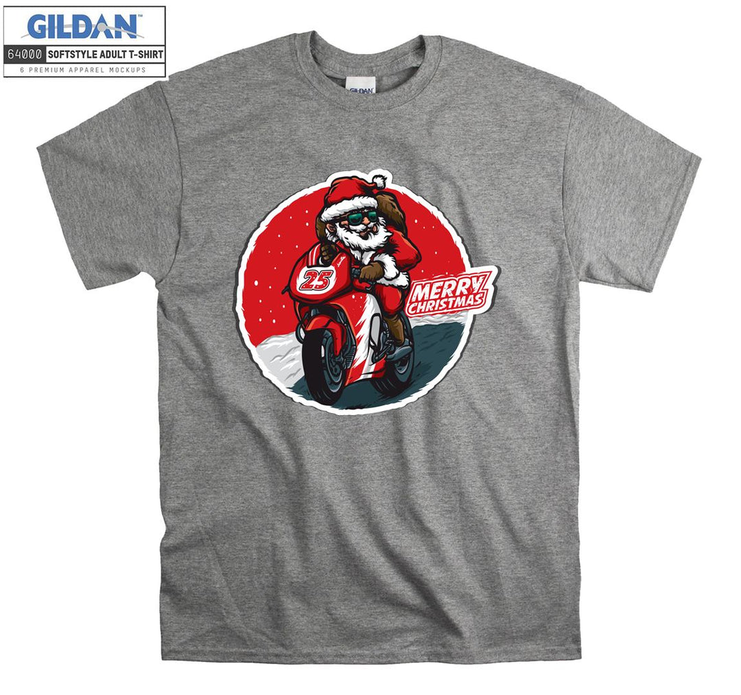 Merry Christmas Noel Ride Motorcycle T-shirt