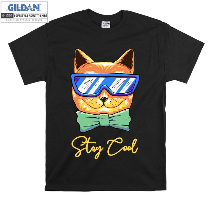 Stay Cool Cat Figure T-shirt