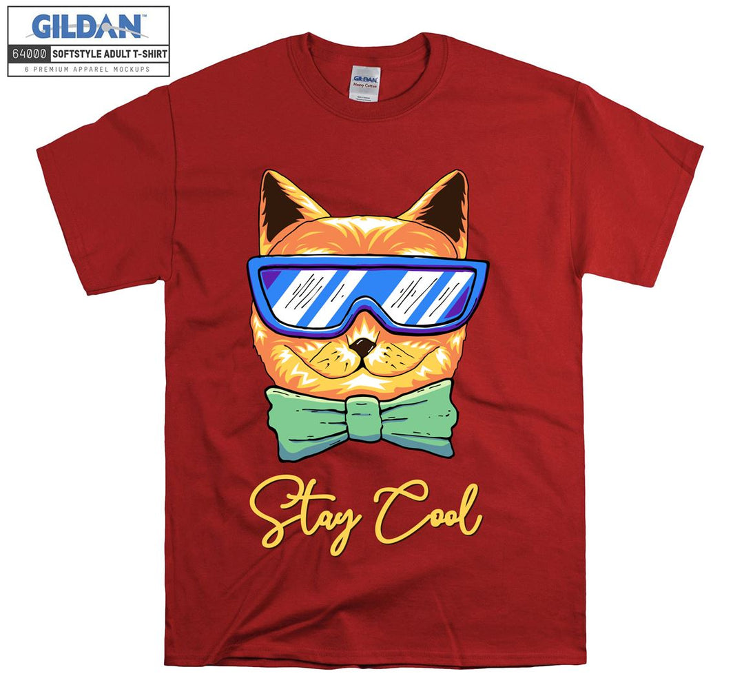 Stay Cool Cat Figure T-shirt