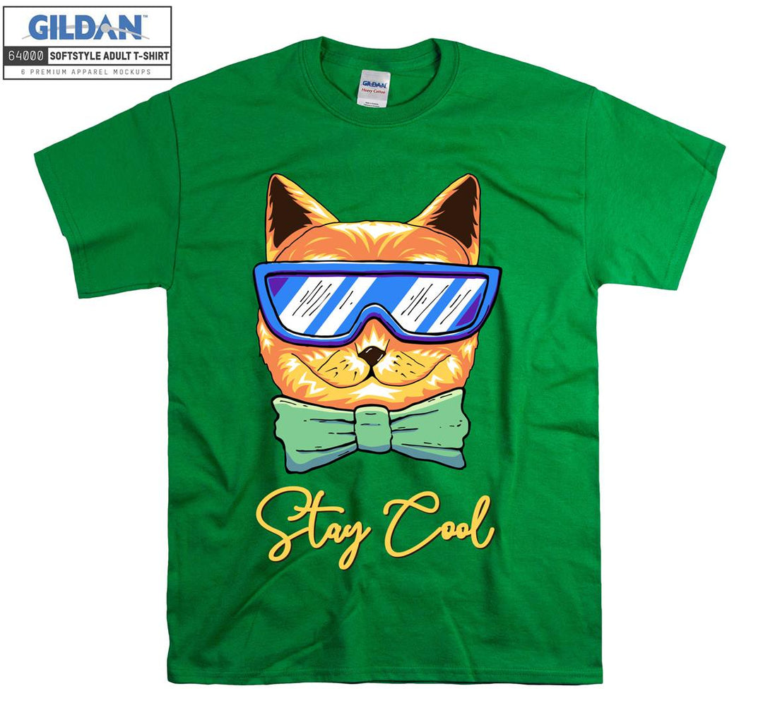 Stay Cool Cat Figure T-shirt