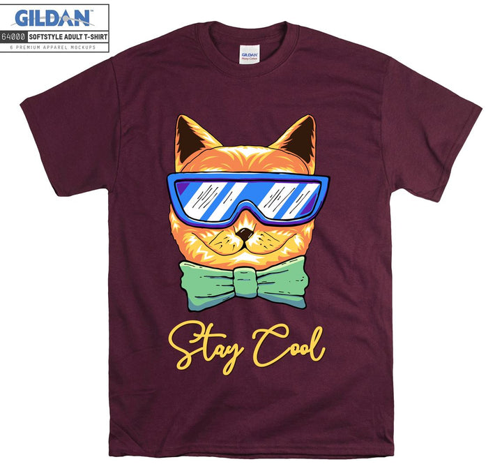 Stay Cool Cat Figure T-shirt