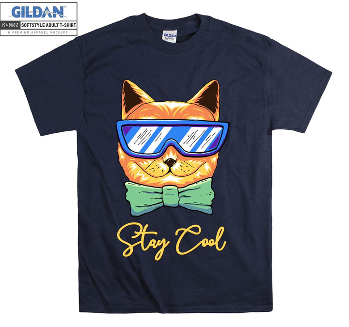 Stay Cool Cat Figure T-shirt