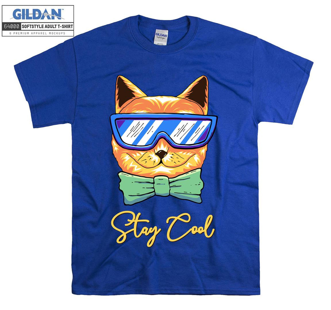 Stay Cool Cat Figure T-shirt