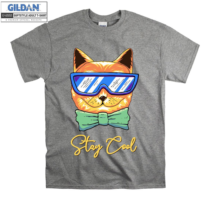 Stay Cool Cat Figure T-shirt