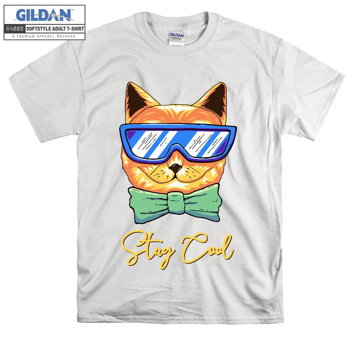 Stay Cool Cat Figure T-shirt