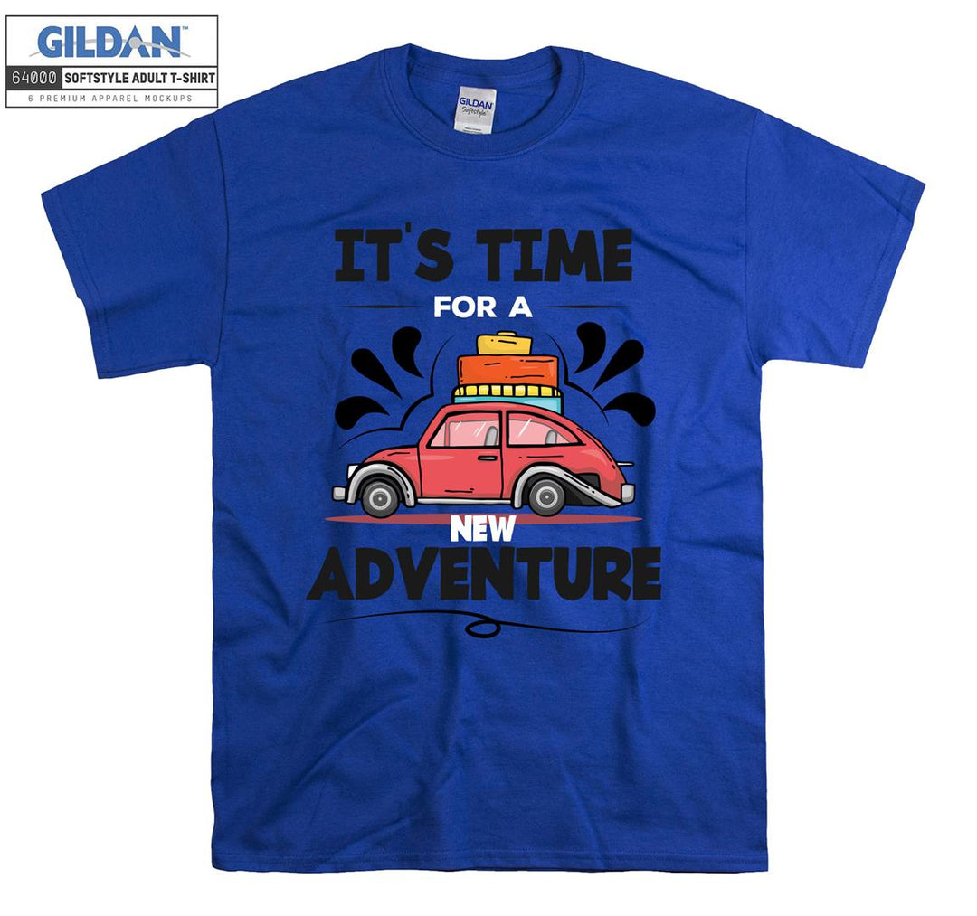 It's Time For A New Adventures Camping Car T-shirt