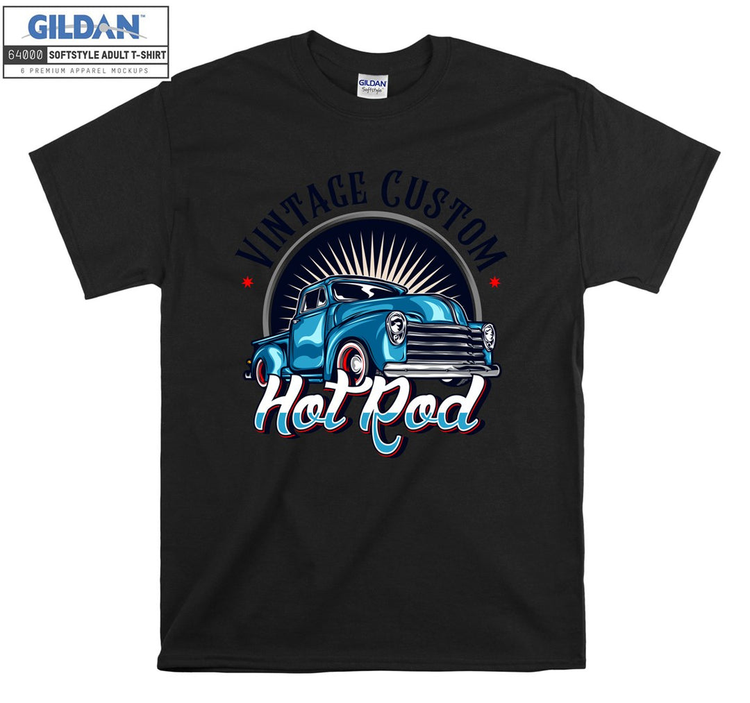Vintage Custom Hot Rod Car Figure T-shirt