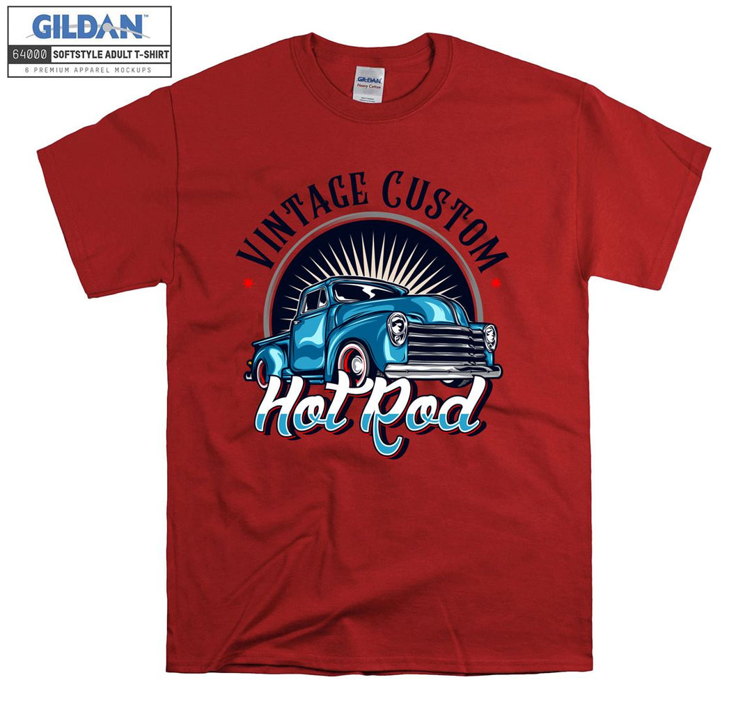 Vintage Custom Hot Rod Car Figure T-shirt