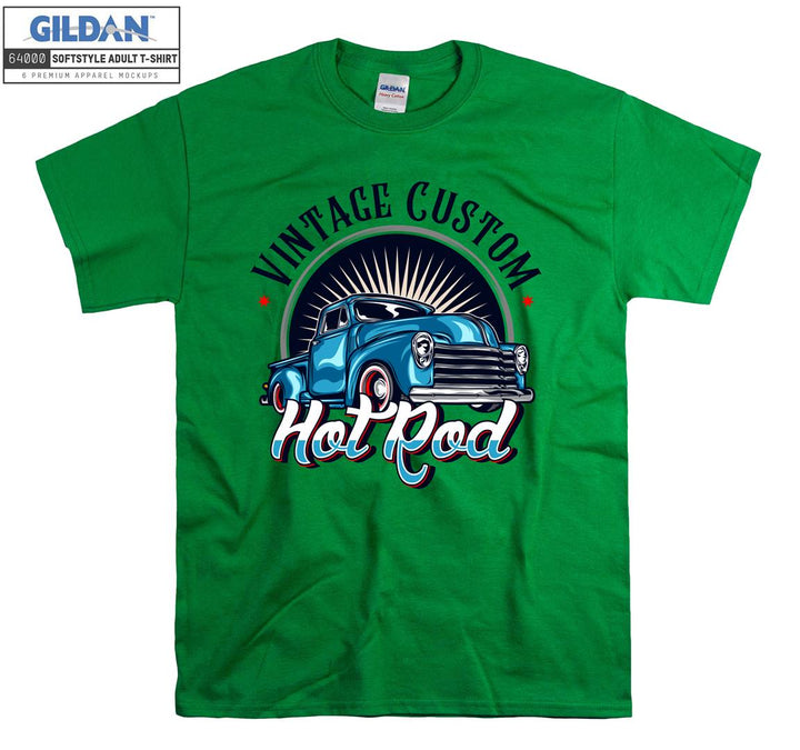 Vintage Custom Hot Rod Car Figure T-shirt
