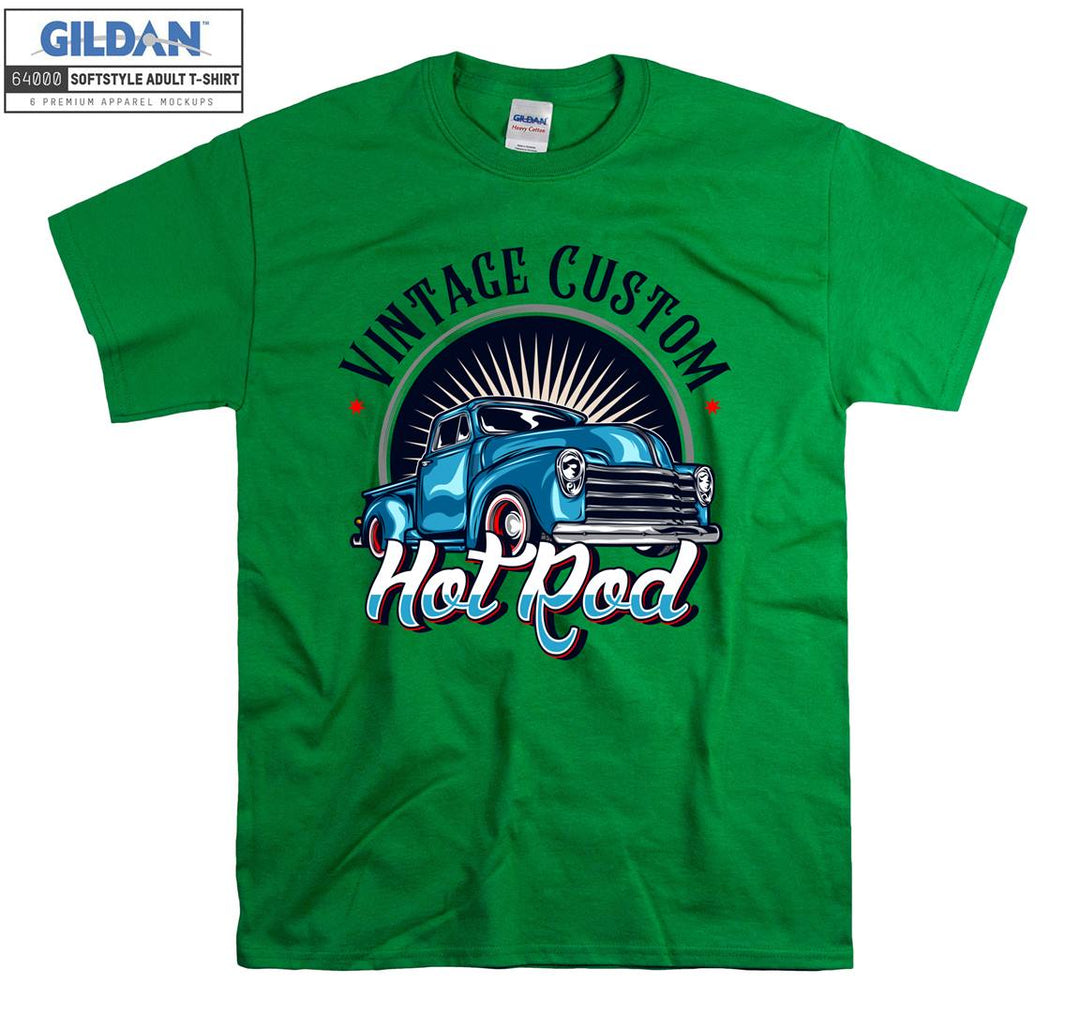 Vintage Custom Hot Rod Car Figure T-shirt