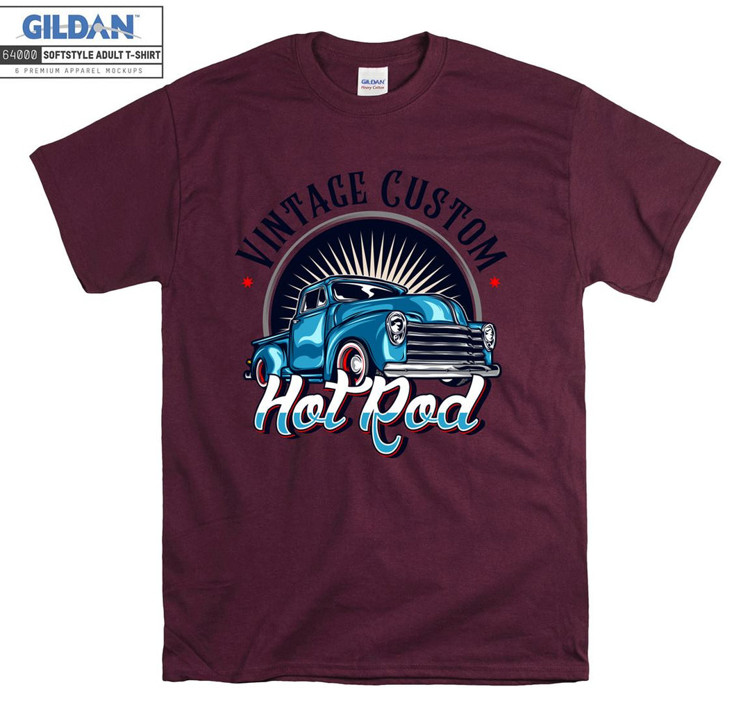 Vintage Custom Hot Rod Car Figure T-shirt