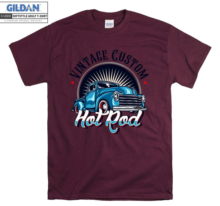 Vintage Custom Hot Rod Car Figure T-shirt