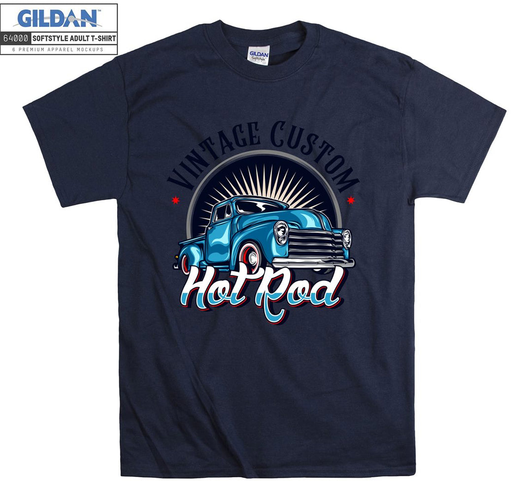 Vintage Custom Hot Rod Car Figure T-shirt