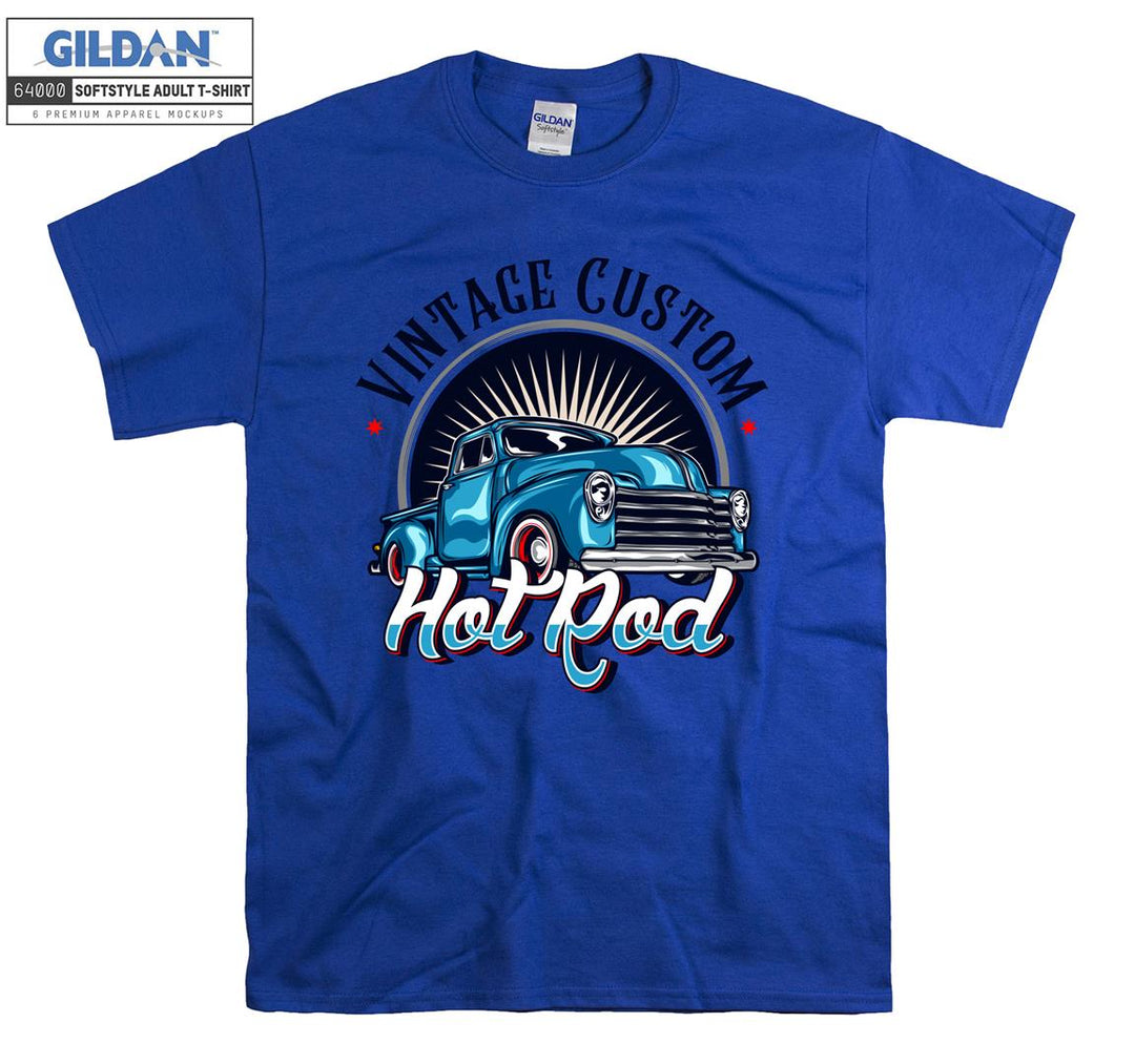 Vintage Custom Hot Rod Car Figure T-shirt