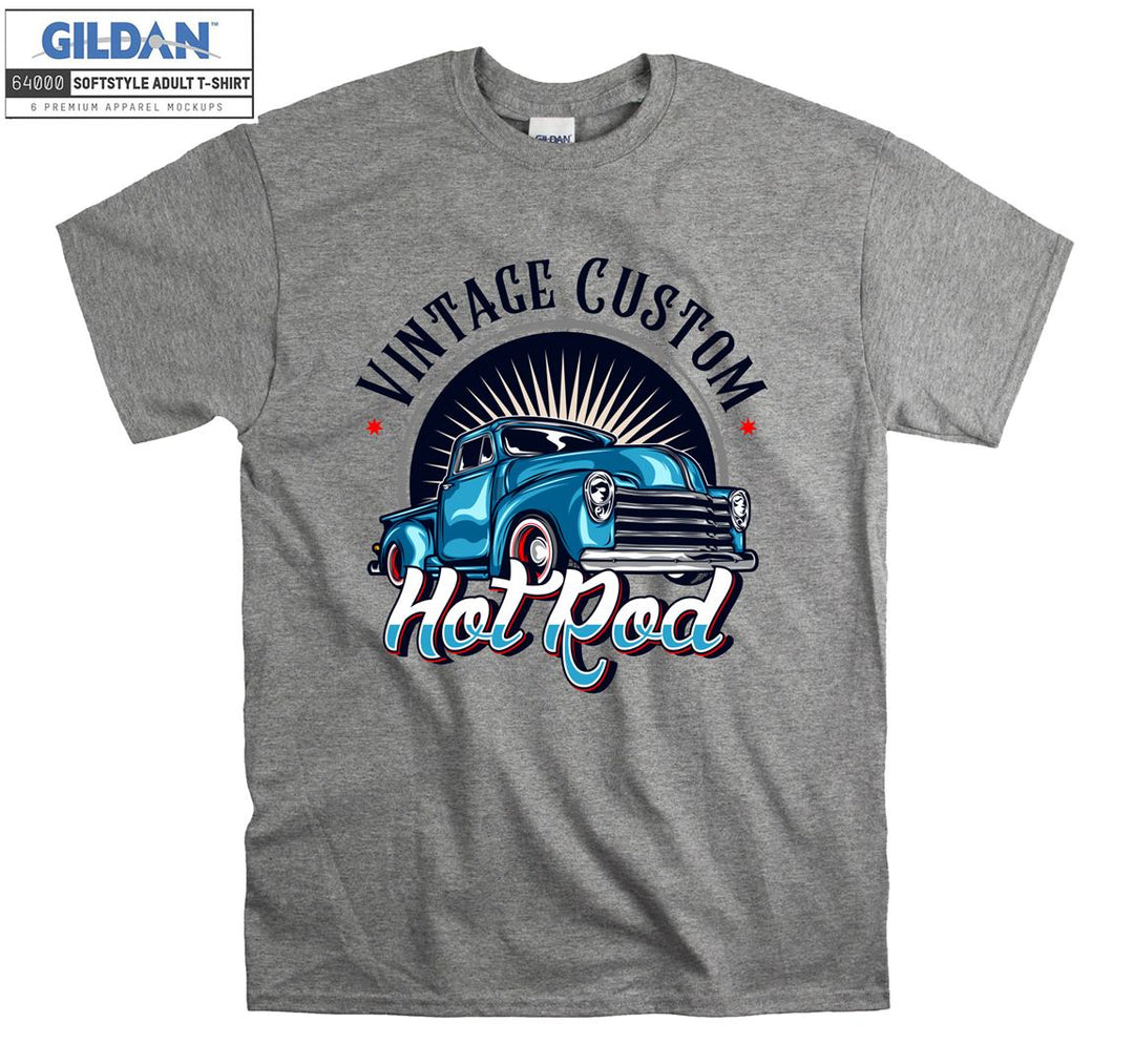 Vintage Custom Hot Rod Car Figure T-shirt