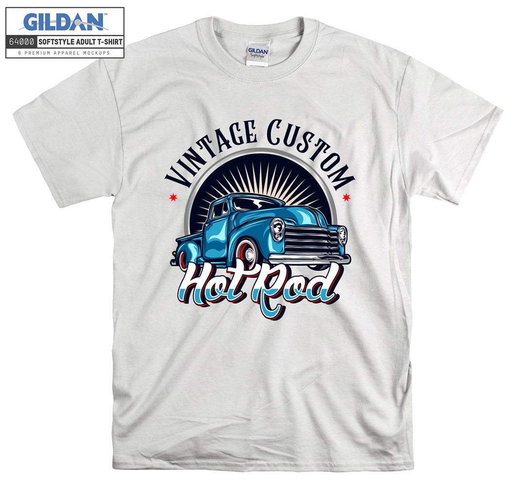 Vintage Custom Hot Rod Car Figure T-shirt