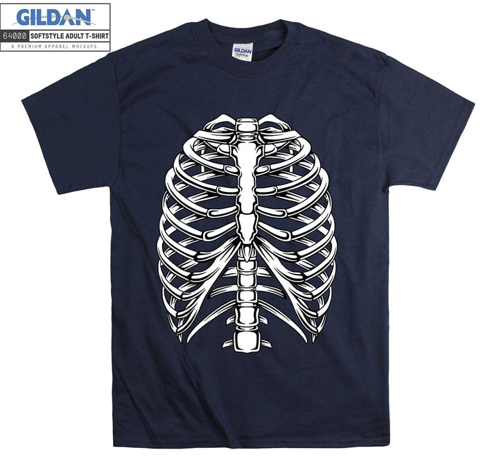 Skeleton human body figure T-shirt