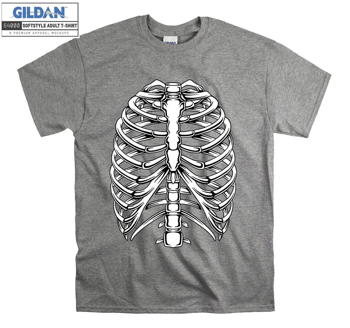 Skeleton human body figure T-shirt