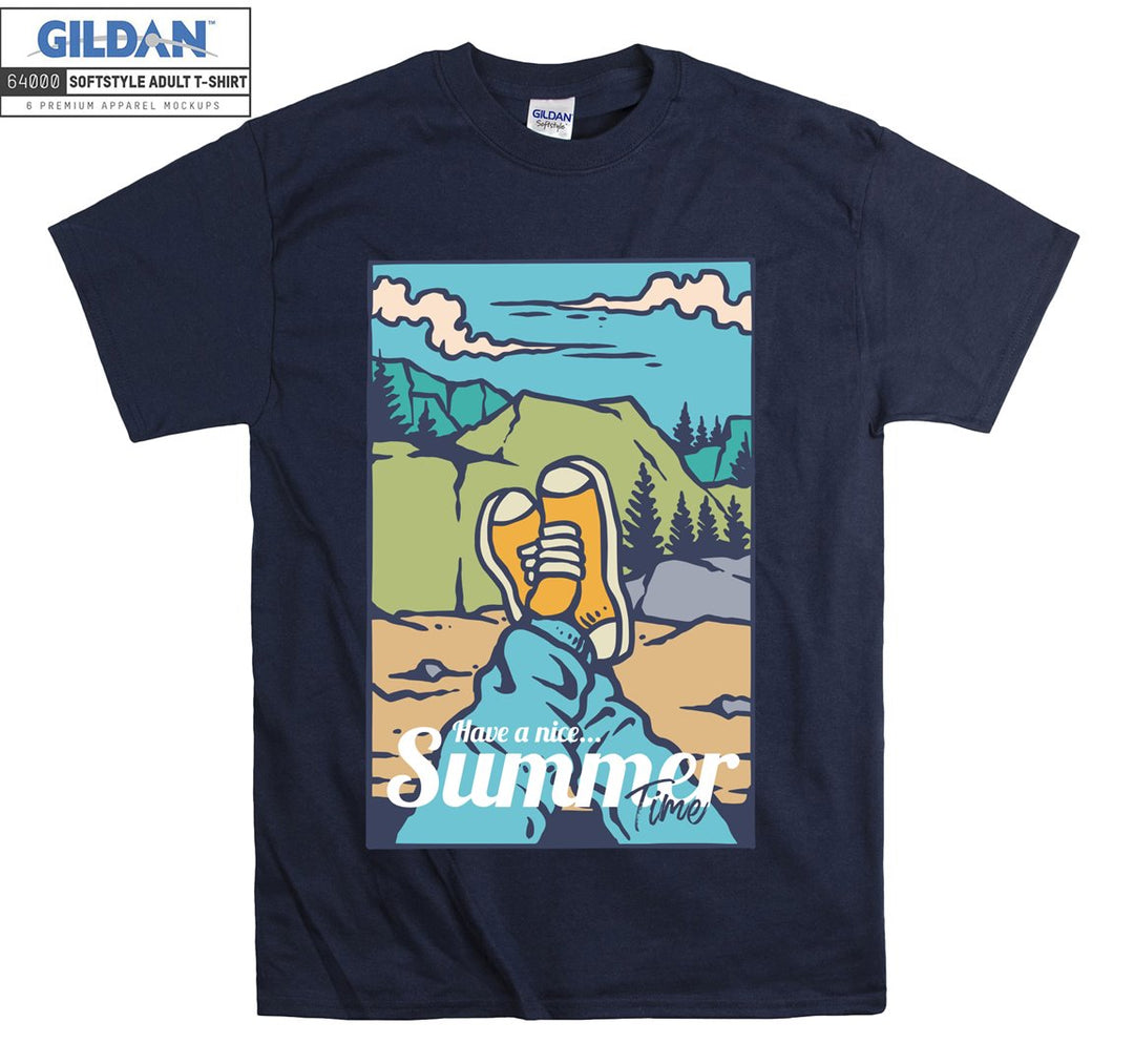 Have A Nice Summer Time Camping Figure T-shirt