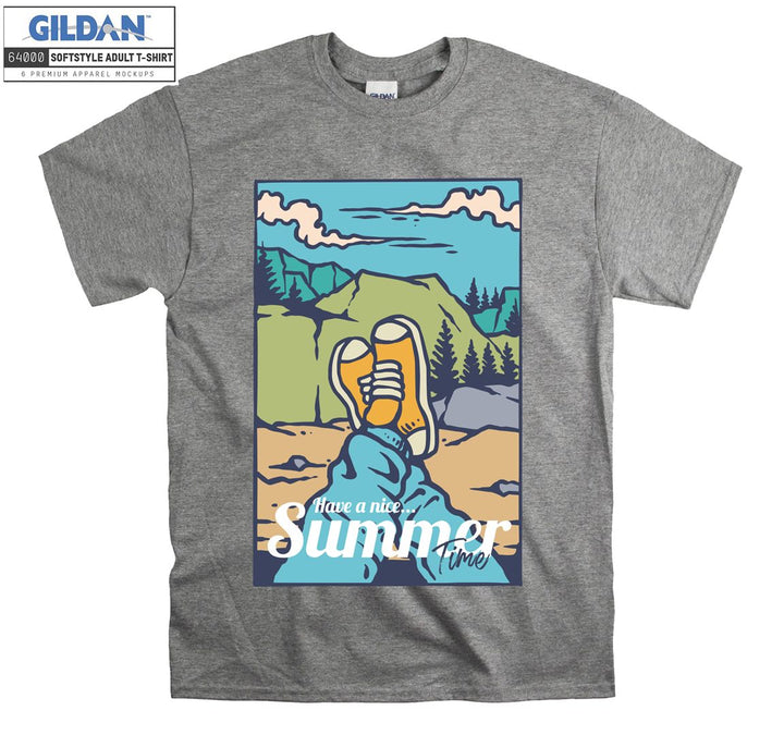Have A Nice Summer Time Camping Figure T-shirt