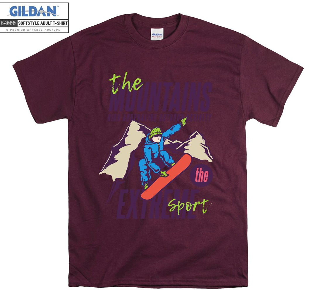 The Mountains High Adrenaline Outdoor Activity T-shirt