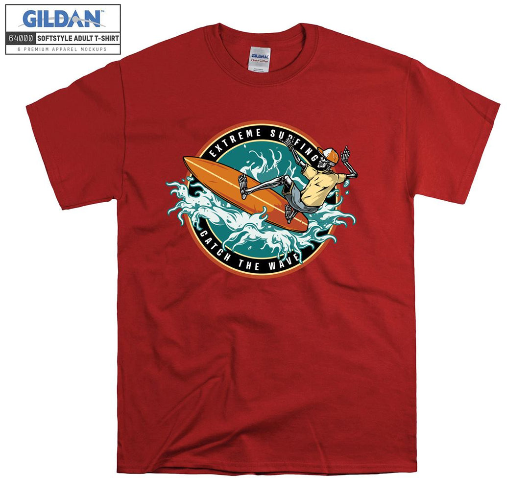 Extreme Surfing catch the wave T-shirt