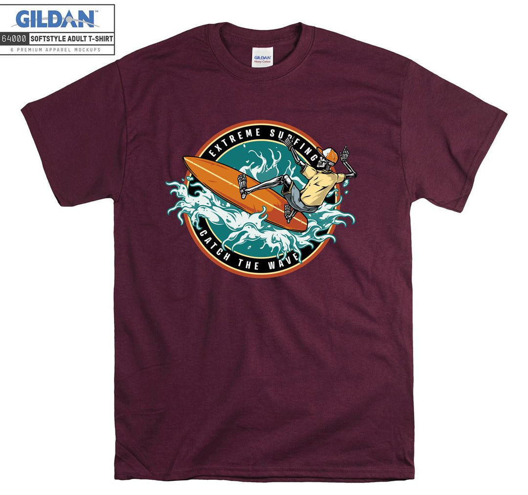 Extreme Surfing catch the wave T-shirt