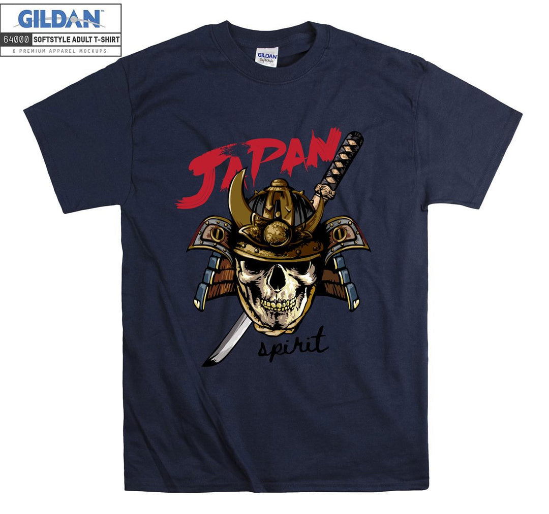 Japan Spirit Skeleton Figure T-shirt