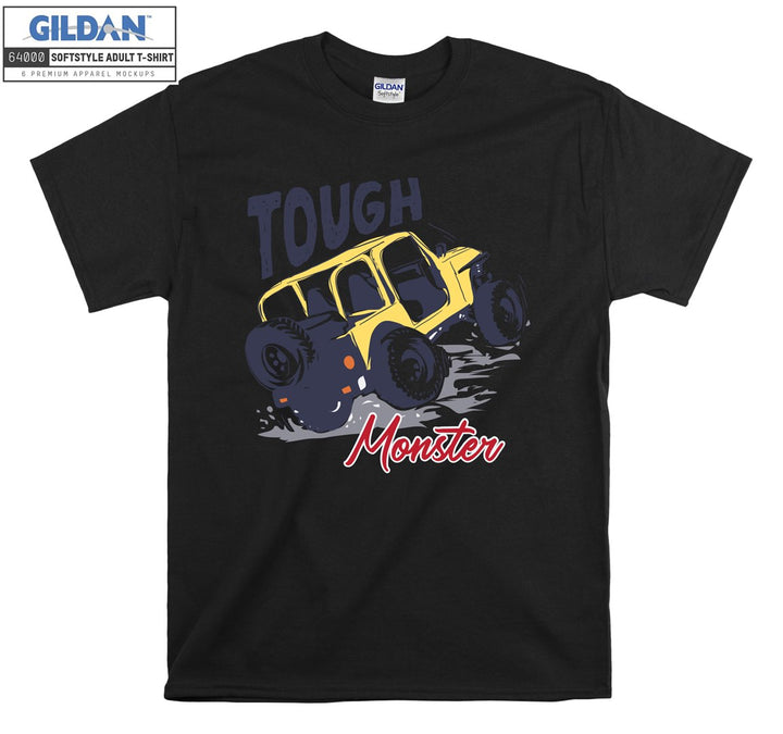 Tough Monster Car Figure T-shirt