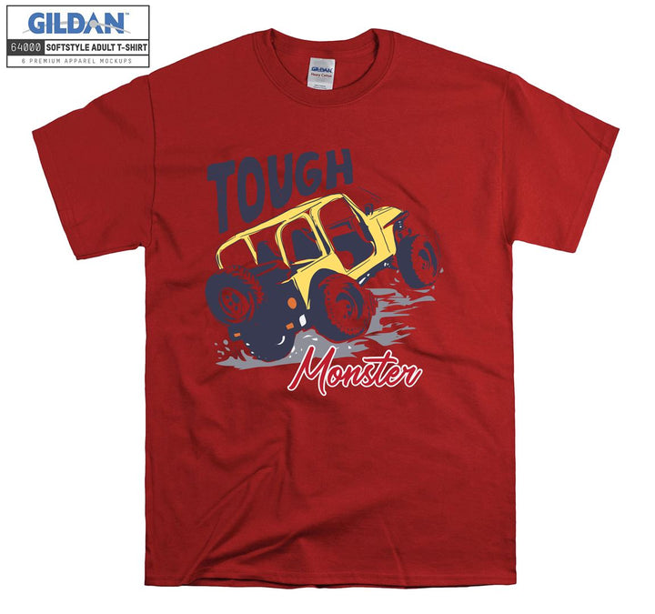 Tough Monster Car Figure T-shirt