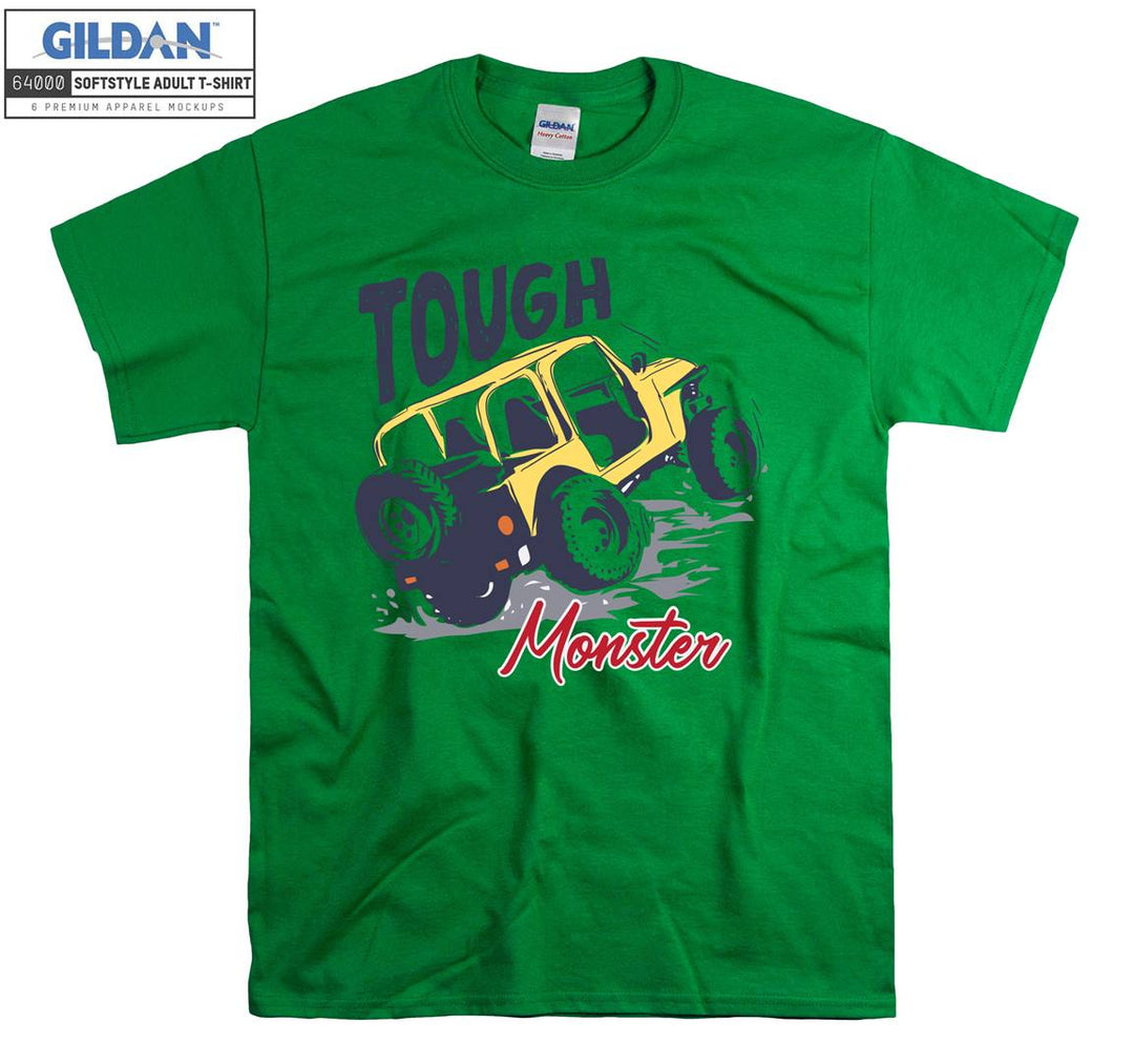 Tough Monster Car Figure T-shirt