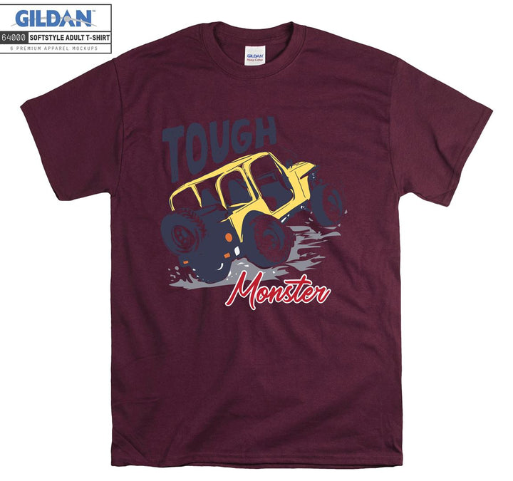 Tough Monster Car Figure T-shirt