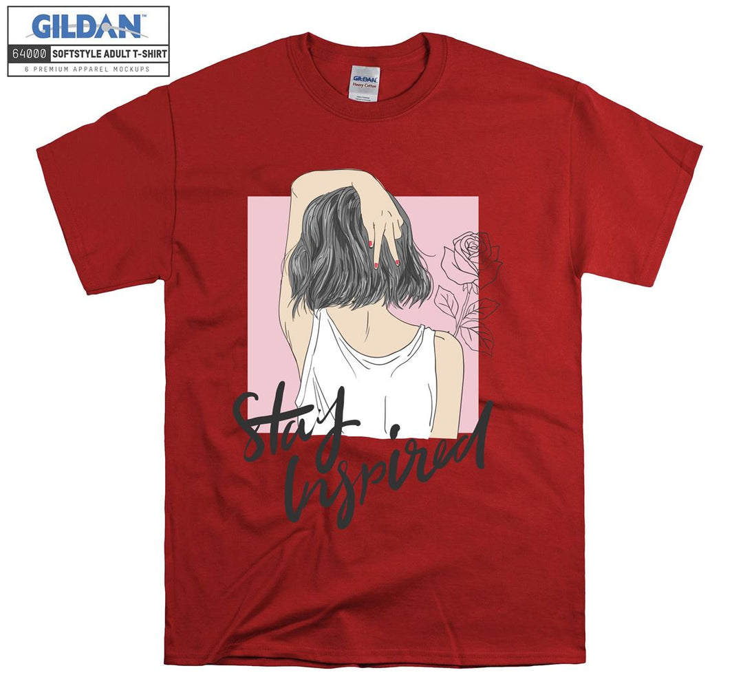 Anime Girl Back Stay Inspired T-shirt